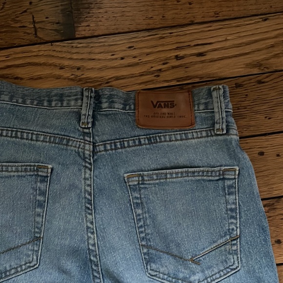Vintage Vans Straight Leg Jeans 28x28 blue wash - Picture 5 of 5